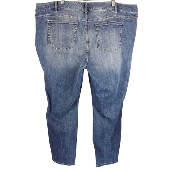 Torrid Winter Premium Skinny Whiskering Distressed Womens Jeans 26 - Picture 2 of 4